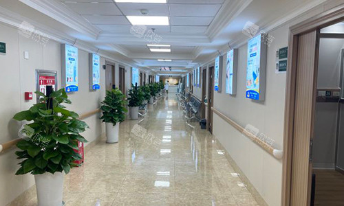 成都友谊医院疤痕科的走廊景观